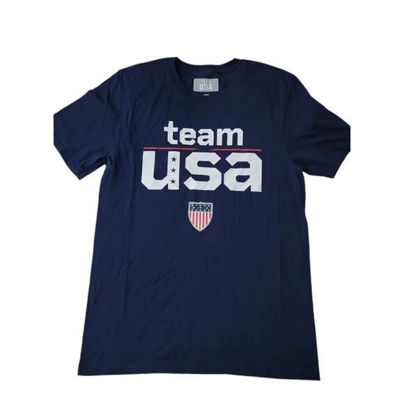 Team USA Officially Licensed Crewneck Soft Short Sleeve Tee Size Medium Cotton - Picture 1 of 4